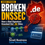 When Germany's .de Went Missing: A DNSSEC Fable of One Bad Signature